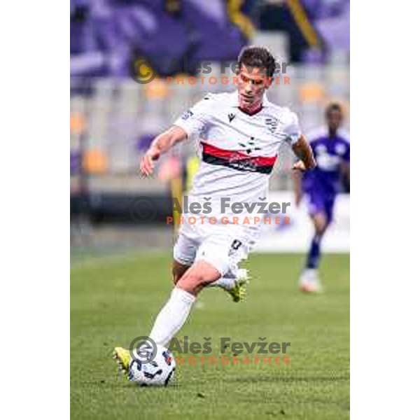in action during Prva liga Telemach 2025/2026 football match between Maribor and Primorje at Ljudski vrt, Maribor, Slovenia on October 25, 2025 Photo: Sebastijan Andrejek Bukovec