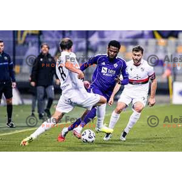 in action during Prva liga Telemach 2025/2026 football match between Maribor and Primorje at Ljudski vrt, Maribor, Slovenia on October 25, 2025 Photo: Sebastijan Andrejek Bukovec
