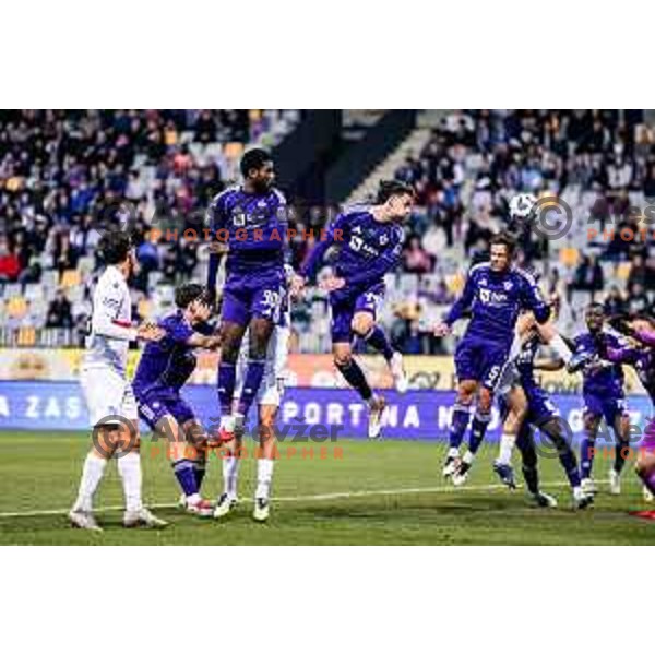 in action during Prva liga Telemach 2025/2026 football match between Maribor and Primorje at Ljudski vrt, Maribor, Slovenia on October 25, 2025 Photo: Sebastijan Andrejek Bukovec