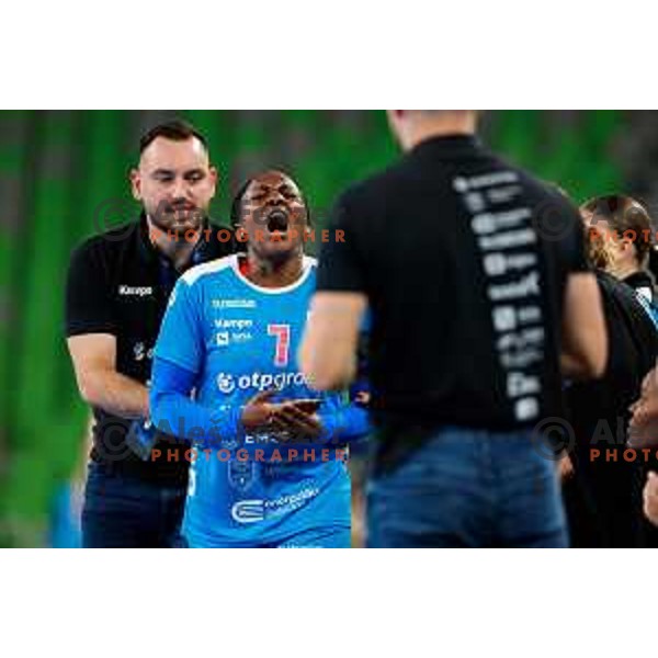Zaadi Deuna Grace of Krim OTP Group Mercator during EHF Women’s Champions League 2025/2026 handball match between Krim OTP Group Mercator (SLO) and CSM Bucaresti (ROU) in Ljubljana, Slovenia on October 25, 2025.