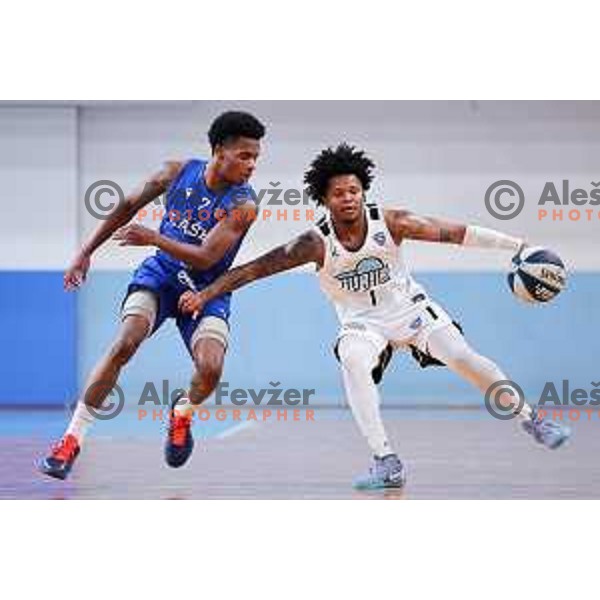 Wendell Jerome Green Jr of Ilirija in action during OTP Bank League 2025/2026 basketball match between Ilirija and Zlatorog Lasko in Ježica, Ljubljana, Slovenia on October 25, 2025. Photo: Filip Barbalic