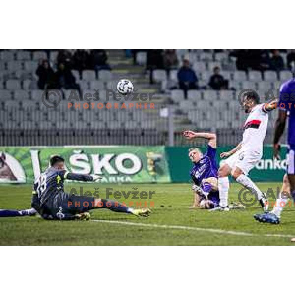 in action during Prva liga Telemach 2025/2026 football match between Maribor and Primorje at Ljudski vrt, Maribor, Slovenia on October 25, 2025 Photo: Sebastijan Andrejek Bukovec
