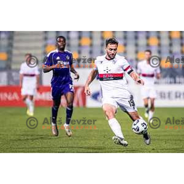in action during Prva liga Telemach 2025/2026 football match between Maribor and Primorje at Ljudski vrt, Maribor, Slovenia on October 25, 2025 Photo: Sebastijan Andrejek Bukovec