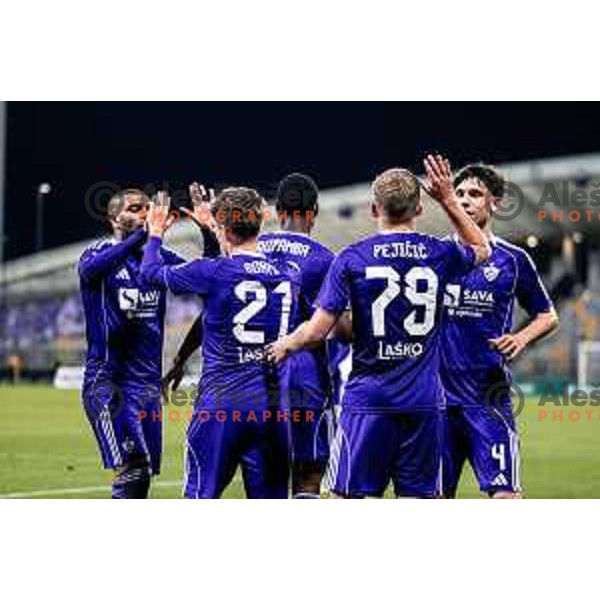 in action during Prva liga Telemach 2025/2026 football match between Maribor and Primorje at Ljudski vrt, Maribor, Slovenia on October 25, 2025 Photo: Sebastijan Andrejek Bukovec