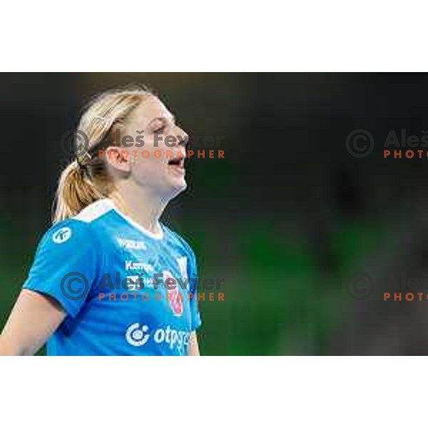 Mavsar Tamara of Krim OTP Group Mercator during EHF Women’s Champions League 2025/2026 handball match between Krim OTP Group Mercator (SLO) and CSM Bucaresti (ROU) in Ljubljana, Slovenia on October 25, 2025.