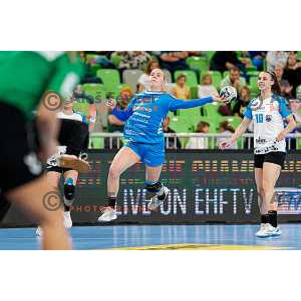 Egger Philomena of Krim OTP Group Mercator during EHF Women’s Champions League 2025/2026 handball match between Krim OTP Group Mercator (SLO) and CSM Bucaresti (ROU) in Ljubljana, Slovenia on October 25, 2025.