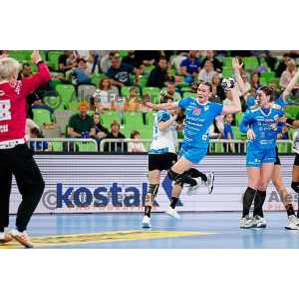 Johansen Anne With of Krim OTP Group Mercator during EHF Women’s Champions League 2025/2026 handball match between Krim OTP Group Mercator (SLO) and CSM Bucaresti (ROU) in Ljubljana, Slovenia on October 25, 2025.
