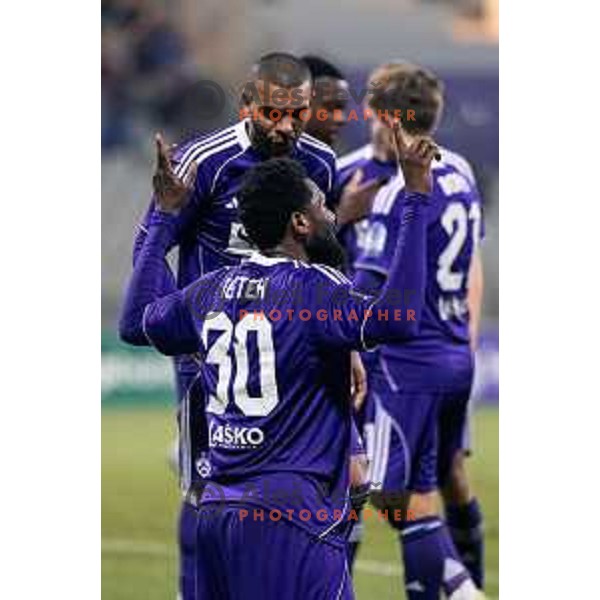 in action during Prva liga Telemach 2025/2026 football match between Maribor and Primorje at Ljudski vrt, Maribor, Slovenia on October 25, 2025 Photo: Sebastijan Andrejek Bukovec