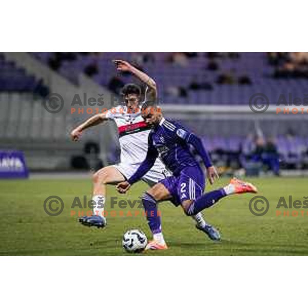 in action during Prva liga Telemach 2025/2026 football match between Maribor and Primorje at Ljudski vrt, Maribor, Slovenia on October 25, 2025 Photo: Sebastijan Andrejek Bukovec