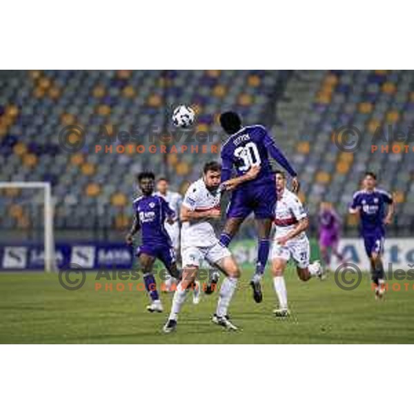 in action during Prva liga Telemach 2025/2026 football match between Maribor and Primorje at Ljudski vrt, Maribor, Slovenia on October 25, 2025 Photo: Sebastijan Andrejek Bukovec