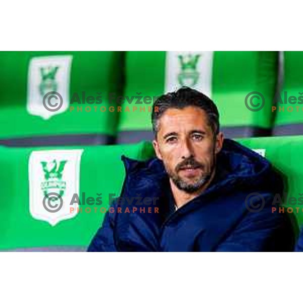 Head coach of Olimpija, Federico Bessone Luna prior to the Prva liga Telemach 2025/2026 football match between Olimpija and Domžale in Stozice, Ljubljana, Slovenia on October 26, 2025. Photo: Filip Barbalic