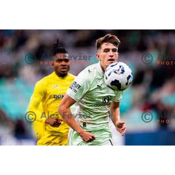 Mateo Acimovic of Olimpija in action during Prva liga Telemach 2025/2026 football match between Olimpija and Domžale in Stozice, Ljubljana, Slovenia on October 26, 2025. Photo: Filip Barbalic