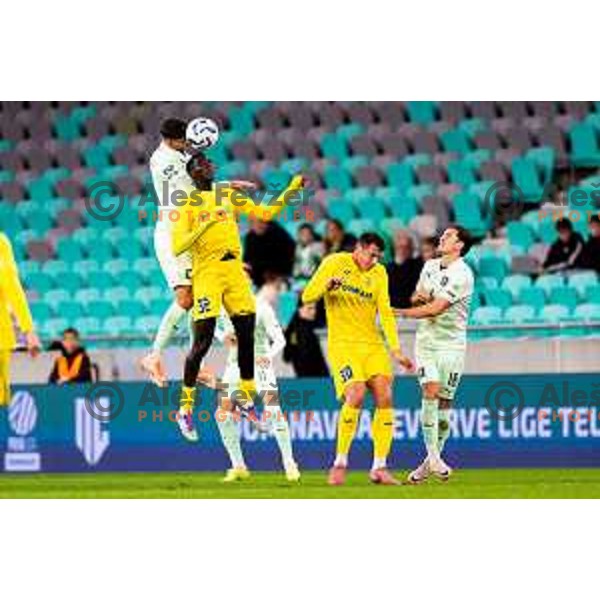 Fallou Faye of Domzale in action during Prva liga Telemach 2025/2026 football match between Olimpija and Domžale in Stozice, Ljubljana, Slovenia on October 26, 2025. Photo: Filip Barbalic