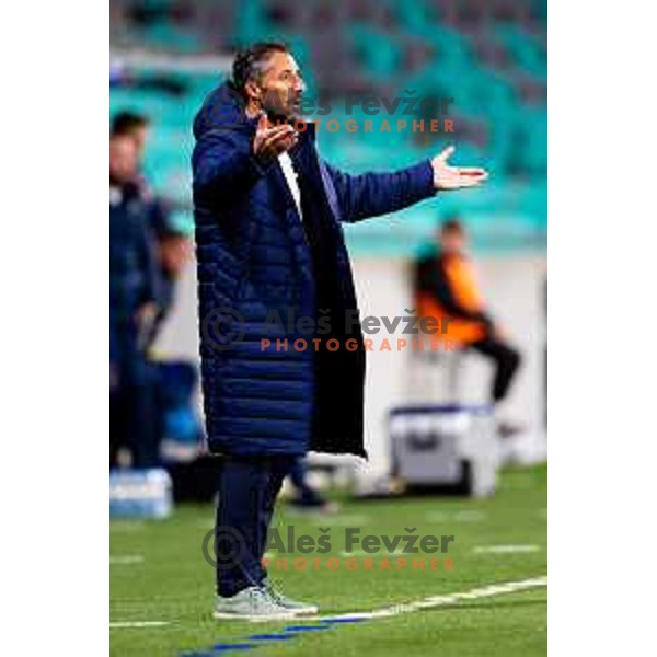 Head coach of Olimpija, Federico Bessone Luna in action during Prva liga Telemach 2025/2026 football match between Olimpija and Domžale in Stozice, Ljubljana, Slovenia on October 26, 2025. Photo: Filip Barbalic
