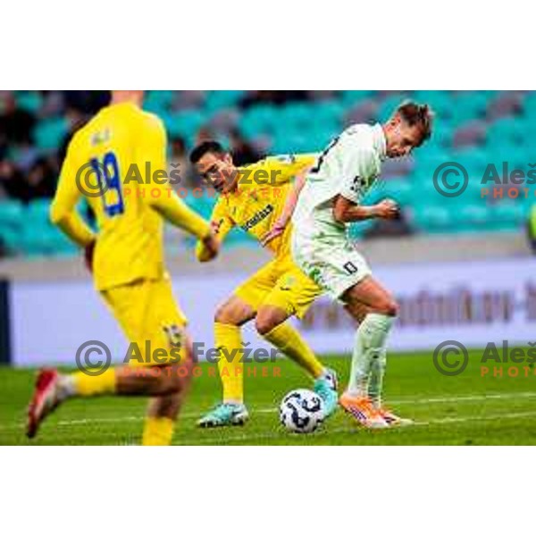 Ivan Durdov of Olimpija in action during Prva liga Telemach 2025/2026 football match between Olimpija and Domžale in Stozice, Ljubljana, Slovenia on October 26, 2025. Photo: Filip Barbalic