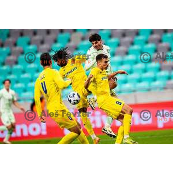 Agustin Doffo of Olimpija in action during Prva liga Telemach 2025/2026 football match between Olimpija and Domžale in Stozice, Ljubljana, Slovenia on October 26, 2025. Photo: Filip Barbalic