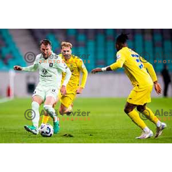 Veljko Jelenkovic of Olimpija in action during Prva liga Telemach 2025/2026 football match between Olimpija and Domžale in Stozice, Ljubljana, Slovenia on October 26, 2025. Photo: Filip Barbalic