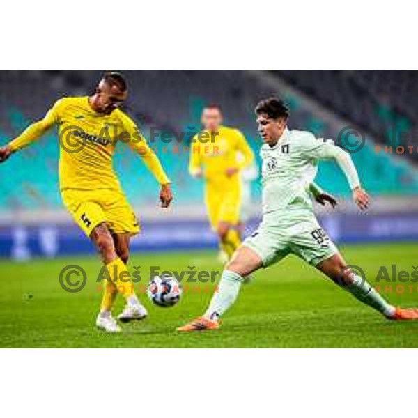 Antonio Marin of Olimpija in action during Prva liga Telemach 2025/2026 football match between Olimpija and Domžale in Stozice, Ljubljana, Slovenia on October 26, 2025. Photo: Filip Barbalic