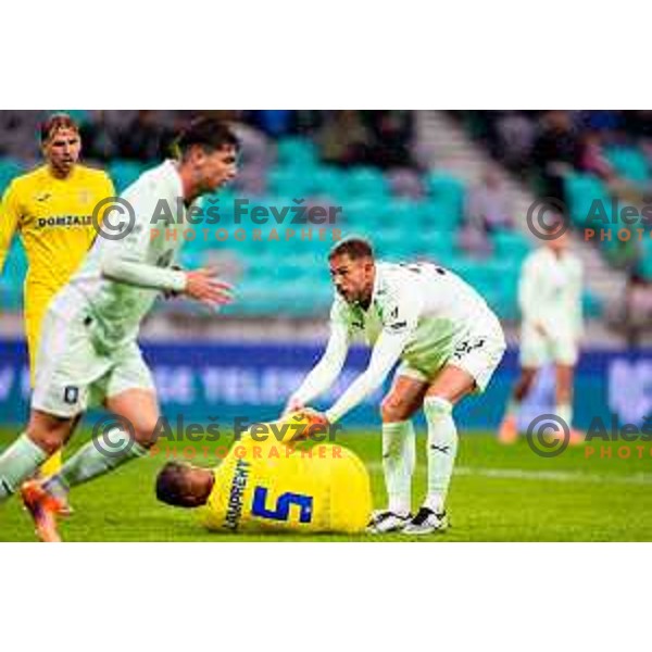 Pedro Lucas Schweizer of Olimpija in action during Prva liga Telemach 2025/2026 football match between Olimpija and Domžale in Stozice, Ljubljana, Slovenia on October 26, 2025. Photo: Filip Barbalic