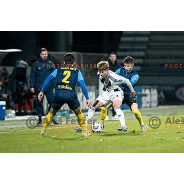 Niko Kasalo in action during Prva liga Telemach 2025/2026 football match between Mura and Celje at Fazanerija, Murska Sobota, Slovenia on October 25, 2025 Photo: Sebastijan Andrejek Bukovec