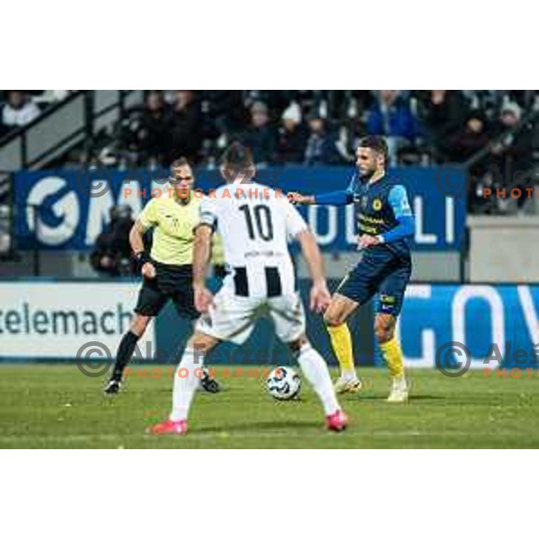 Danijel Sturm in action during Prva liga Telemach 2025/2026 football match between Mura and Celje at Fazanerija, Murska Sobota, Slovenia on October 25, 2025 Photo: Sebastijan Andrejek Bukovec