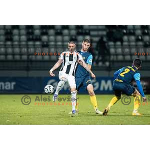 Dario Vizinger in action during Prva liga Telemach 2025/2026 football match between Mura and Celje at Fazanerija, Murska Sobota, Slovenia on October 25, 2025 Photo: Sebastijan Andrejek Bukovec