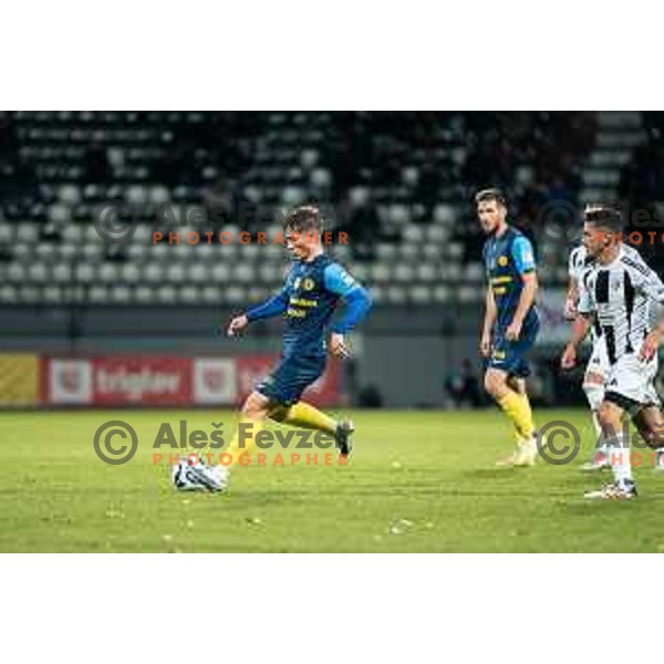 in action during Prva liga Telemach 2025/2026 football match between Mura and Celje at Fazanerija, Murska Sobota, Slovenia on October 25, 2025 Photo: Sebastijan Andrejek Bukovec