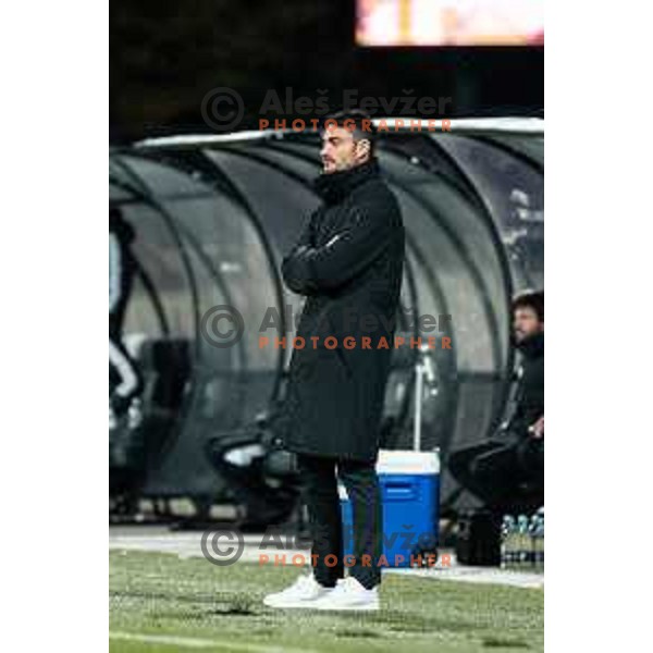 Albert Riera, head coach of Celje in action during Prva liga Telemach 2025/2026 football match between Mura and Celje at Fazanerija, Murska Sobota, Slovenia on October 25, 2025 Photo: Sebastijan Andrejek Bukovec