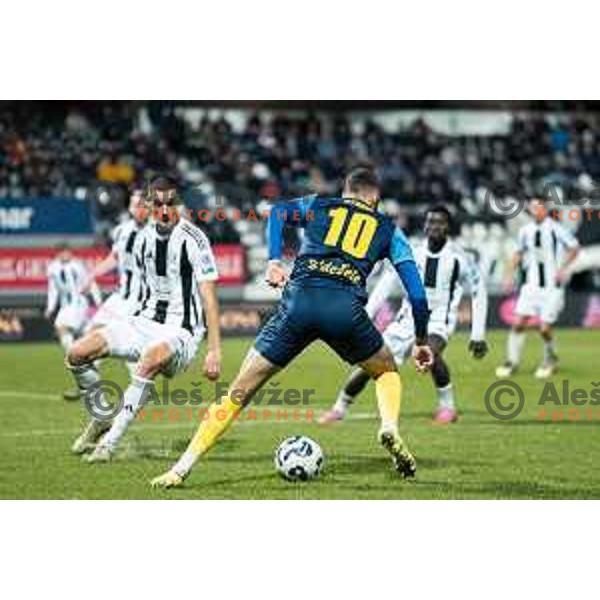 Danijel Sturm in action during Prva liga Telemach 2025/2026 football match between Mura and Celje at Fazanerija, Murska Sobota, Slovenia on October 25, 2025 Photo: Sebastijan Andrejek Bukovec
