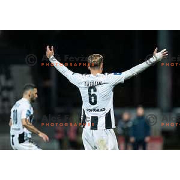 Aljaz Antolin in action during Prva liga Telemach 2025/2026 football match between Mura and Celje at Fazanerija, Murska Sobota, Slovenia on October 25, 2025 Photo: Sebastijan Andrejek Bukovec