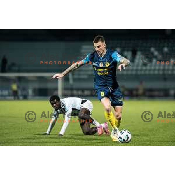 Franko Kovacevic in action during Prva liga Telemach 2025/2026 football match between Mura and Celje at Fazanerija, Murska Sobota, Slovenia on October 25, 2025 Photo: Sebastijan Andrejek Bukovec
