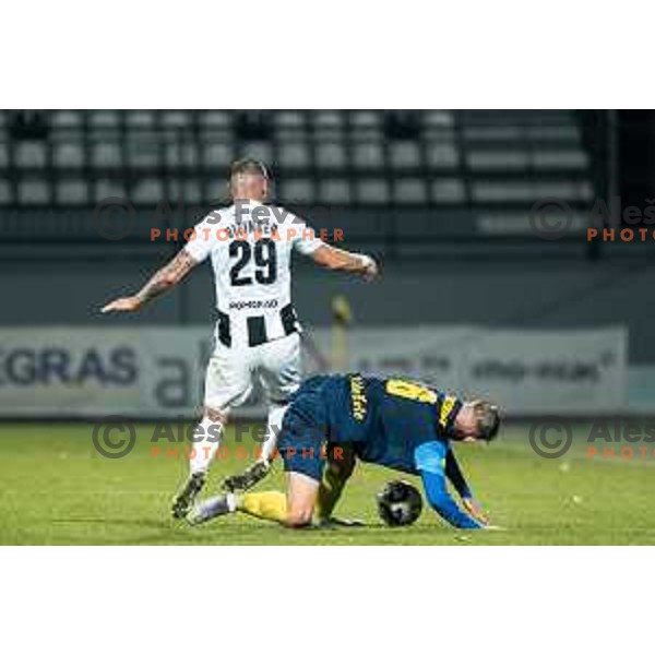 Dario Vizinger in action during Prva liga Telemach 2025/2026 football match between Mura and Celje at Fazanerija, Murska Sobota, Slovenia on October 25, 2025 Photo: Sebastijan Andrejek Bukovec