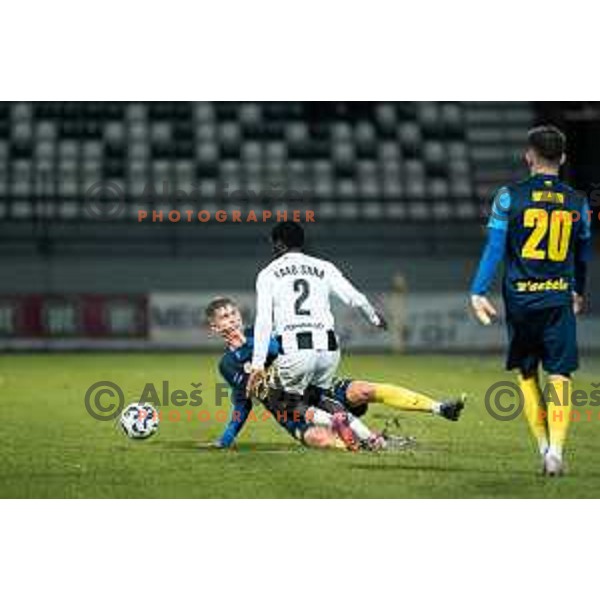 in action during Prva liga Telemach 2025/2026 football match between Mura and Celje at Fazanerija, Murska Sobota, Slovenia on October 25, 2025 Photo: Sebastijan Andrejek Bukovec