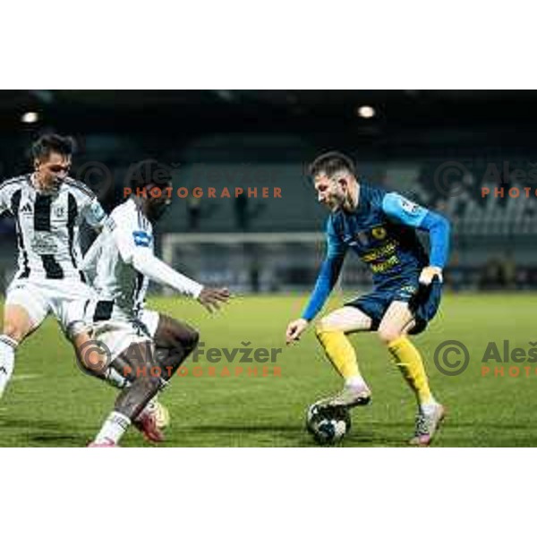 Nikita Iosifov in action during Prva liga Telemach 2025/2026 football match between Mura and Celje at Fazanerija, Murska Sobota, Slovenia on October 25, 2025 Photo: Sebastijan Andrejek Bukovec