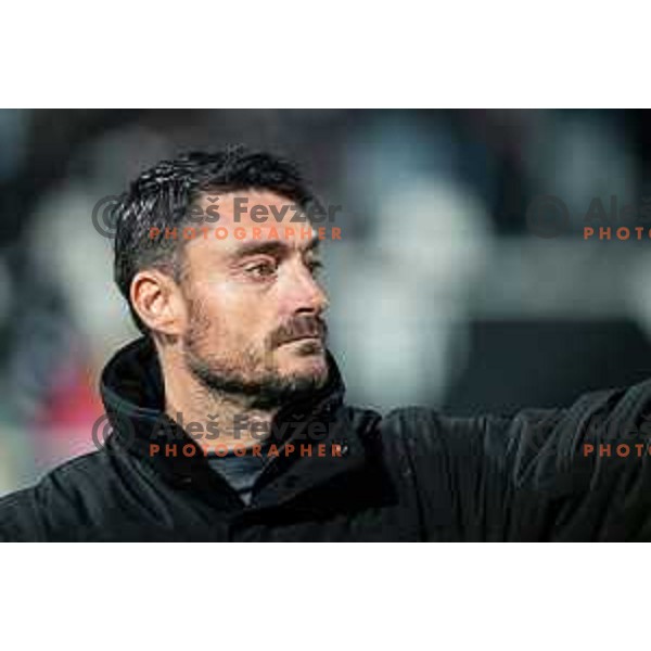 Albert Riera, head coach of Celje during Prva liga Telemach 2025/2026 football match between Mura and Celje at Fazanerija, Murska Sobota, Slovenia on October 25, 2025 Photo: Sebastijan Andrejek Bukovec