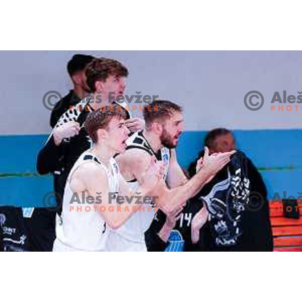 in action during OTP Bank League 2025/2026 basketball match between Perspektiva Ilirija and Sencur GGD in Jezica Hall, Ljubljana, Slovenia on October 28, 2025