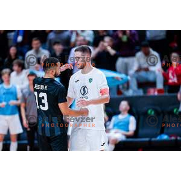 Tod Ciuha of Siliko Vrhnika at UEFA Futsal Champions League match between Siliko (SLO) and Forca (MKD) in Kodeljevo Hall, Ljubljana, Slovenia on October 30, 2025