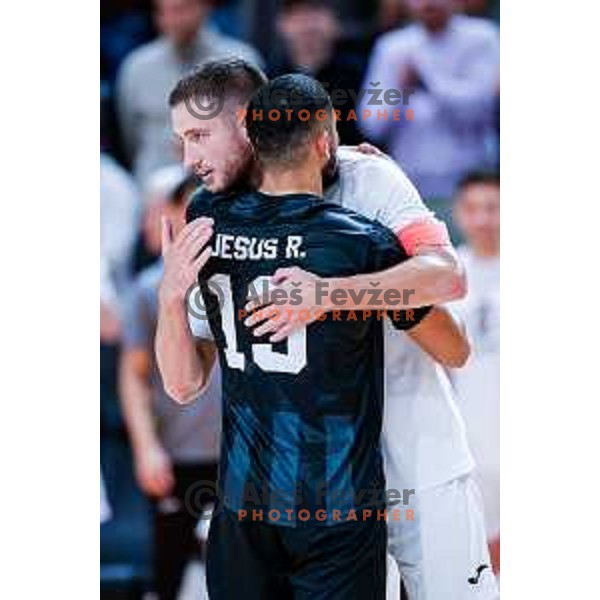 Tod Ciuha of Siliko Vrhnika at UEFA Futsal Champions League match between Siliko (SLO) and Forca (MKD) in Kodeljevo Hall, Ljubljana, Slovenia on October 30, 2025