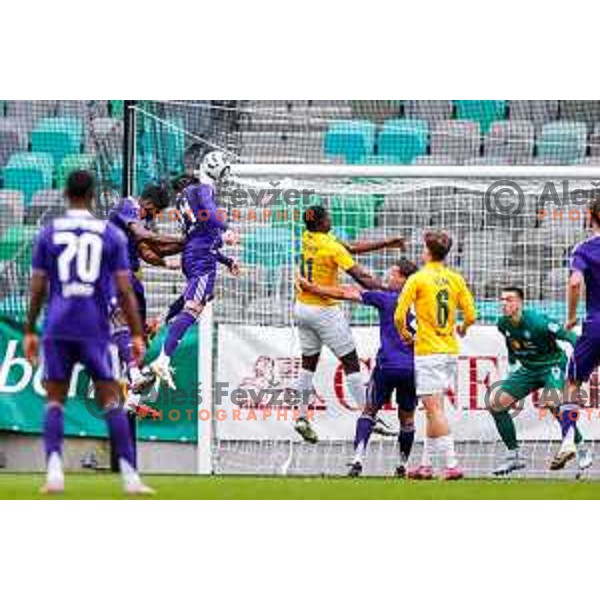 in action during Prva liga Telemach 2025/2026 football match between Bravo Big Bang and Maribor in Ljubljana, Slovenia on November 1, 2025