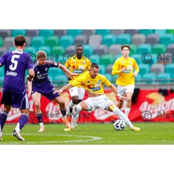 Jakoslav Stankovic in action during Prva liga Telemach 2025/2026 football match between Bravo Big Bang and Maribor in Ljubljana, Slovenia on November 1, 2025