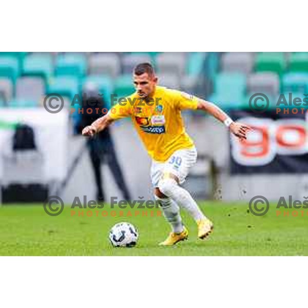 Jakoslav Stankovic in action during Prva liga Telemach 2025/2026 football match between Bravo Big Bang and Maribor in Ljubljana, Slovenia on November 1, 2025