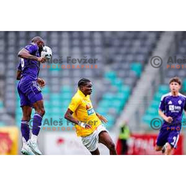 in action during Prva liga Telemach 2025/2026 football match between Bravo Big Bang and Maribor in Ljubljana, Slovenia on November 1, 2025