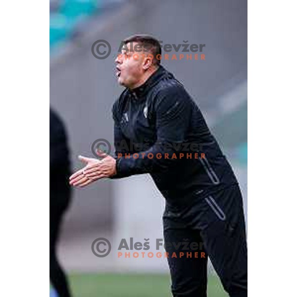 Fedja Dudic, head coach of Maribor during Prva liga Telemach 2025/2026 football match between Bravo Big Bang and Maribor in Ljubljana, Slovenia on November 1, 2025