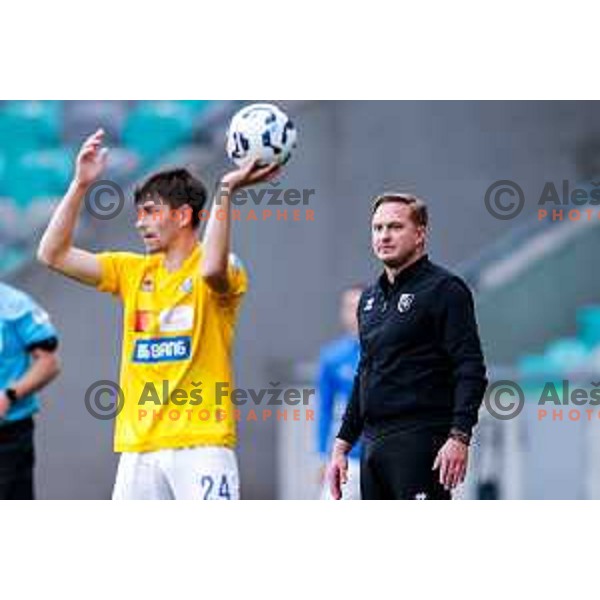 Ales Arnol, head coach of Barvo during Prva liga Telemach 2025/2026 football match between Bravo Big Bang and Maribor in Ljubljana, Slovenia on November 1, 2025