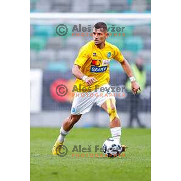 Jakoslav Stankovic in action during Prva liga Telemach 2025/2026 football match between Bravo Big Bang and Maribor in Ljubljana, Slovenia on November 1, 2025
