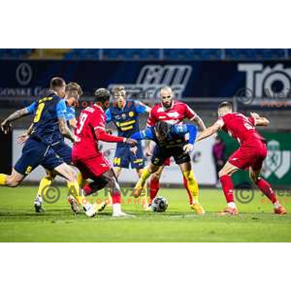 Juanjo Nieto in action during Prva liga Telemach 2025/26 football match between NK Celje and NK Aluminij in Stadion z’dezele, Celje, Slovenia on November 1, 2025. Photo: Jure Banfi