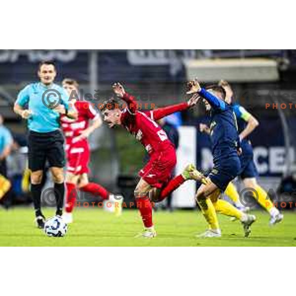 Behar Feta in action during Prva liga Telemach 2025/26 football match between NK Celje and NK Aluminij in Stadion z’dezele, Celje, Slovenia on November 1, 2025. Photo: Jure Banfi
