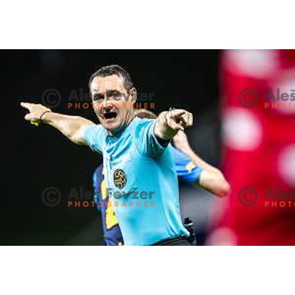Referee Bojan Mertik during Prva liga Telemach 2025/26 football match between NK Celje and NK Aluminij in Stadion z’dezele, Celje, Slovenia on November 1, 2025. Photo: Jure Banfi