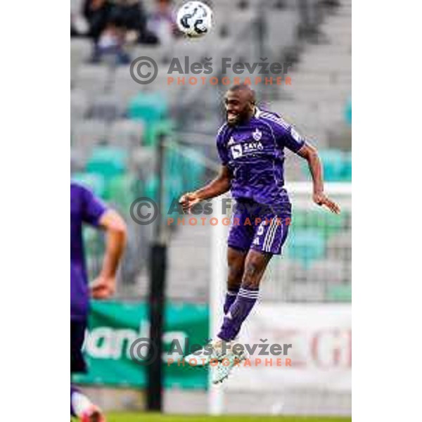 in action during Prva liga Telemach 2025/2026 football match between Bravo Big Bang and Maribor in Ljubljana, Slovenia on November 1, 2025