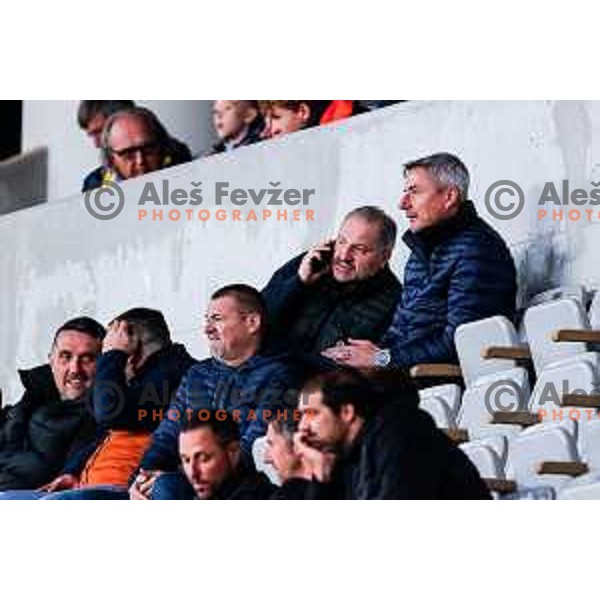 in action during Prva liga Telemach 2025/2026 football match between Bravo Big Bang and Maribor in Ljubljana, Slovenia on November 1, 2025